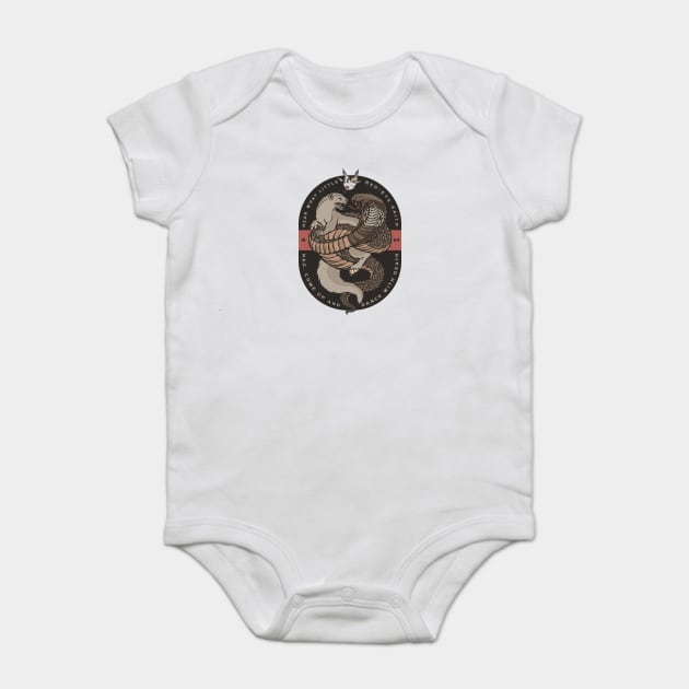 Rikki tikki tavi Mongoose Cobra The Jungle Book Baby Bodysuit by stayfrostybro